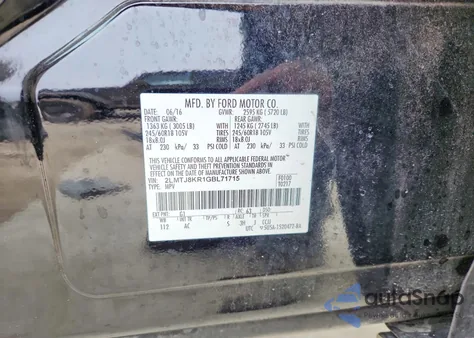 2016 Lincoln Mkx Select z USA, uszkodzony, nr VIN 2LMTJ8KR1GBL71715